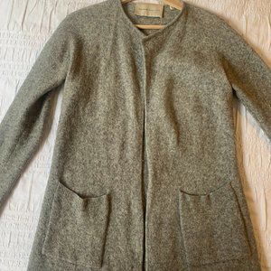 The Group Babaton Wool Blend Open Face Cardigan